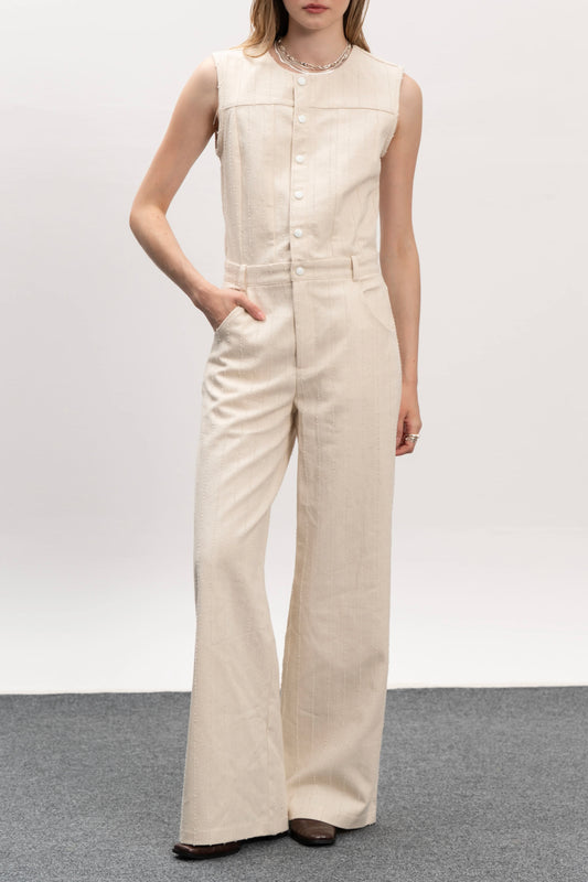 STILVI Nolita Jumpsuit - Εcru